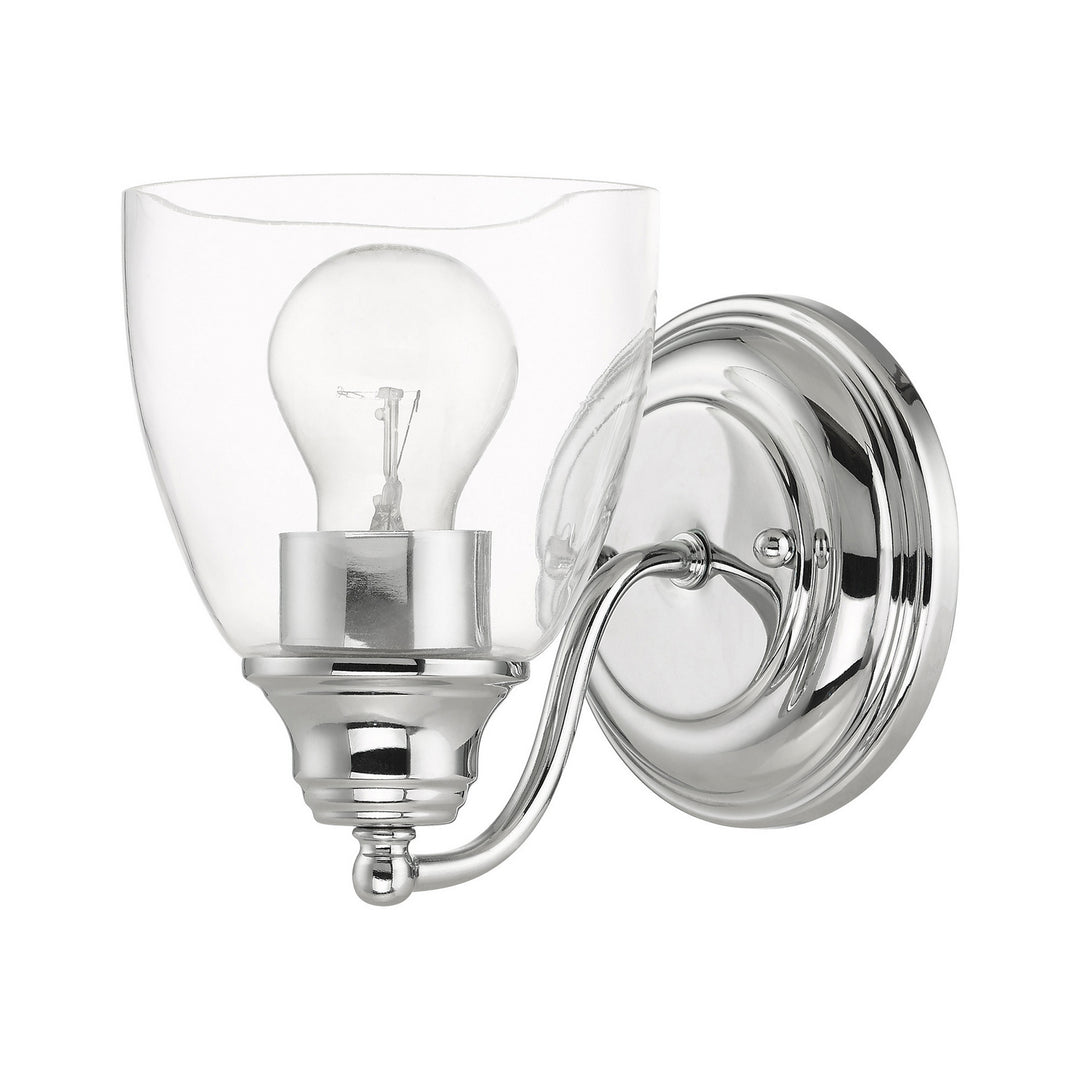 Livex Montgomery 15131-05 Wall Sconce Light - Polished Chrome
