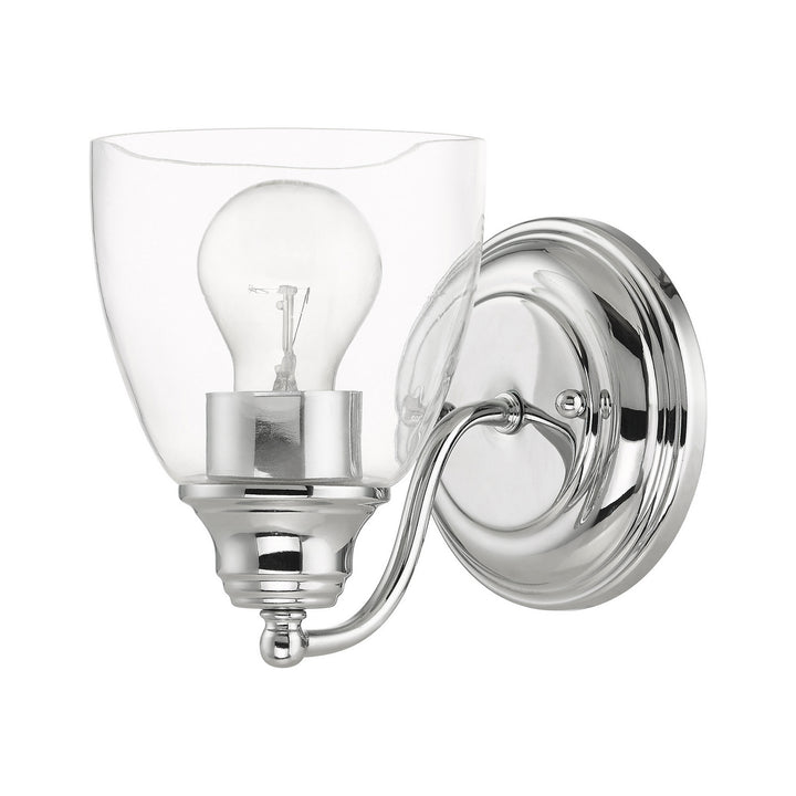 Livex Montgomery 15131-05 Wall Sconce Light - Polished Chrome
