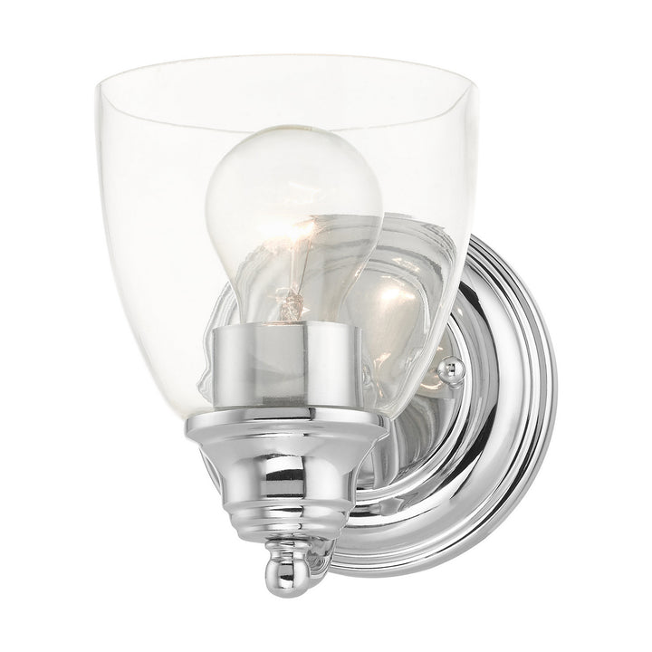 Livex Montgomery 15131-05 Wall Sconce Light - Polished Chrome