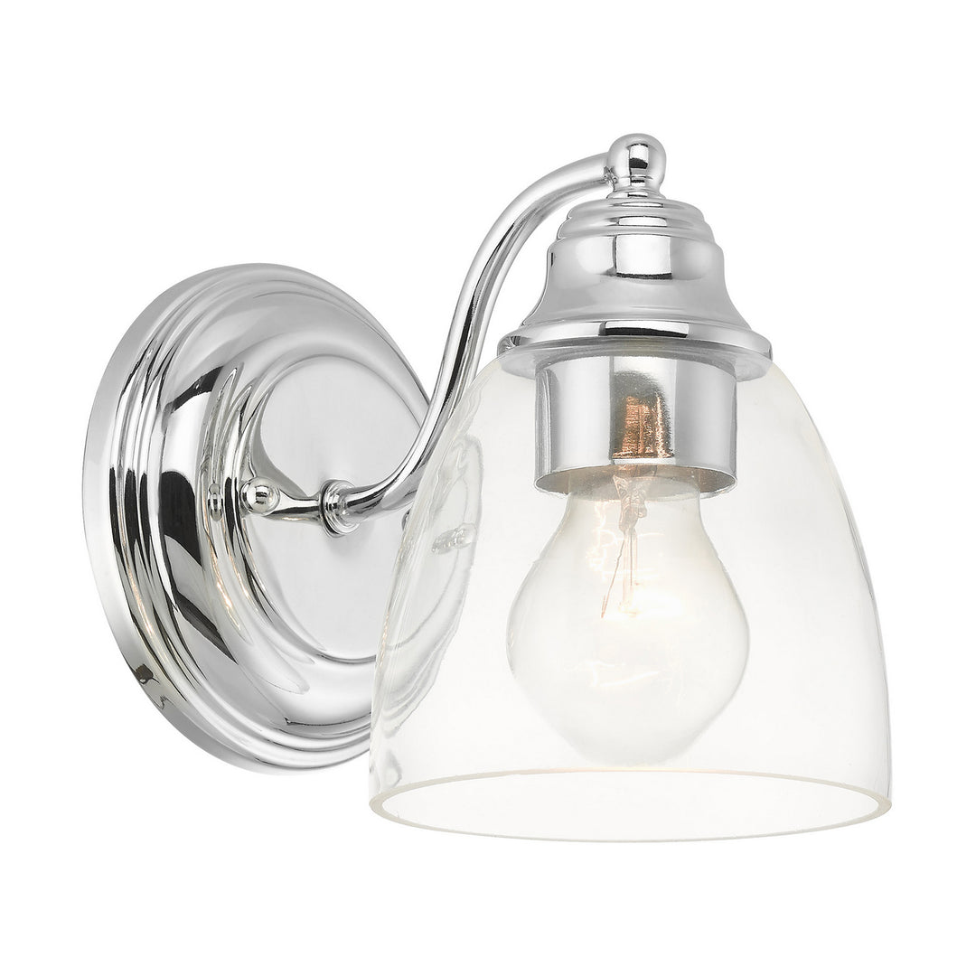 Livex Montgomery 15131-05 Wall Sconce Light - Polished Chrome