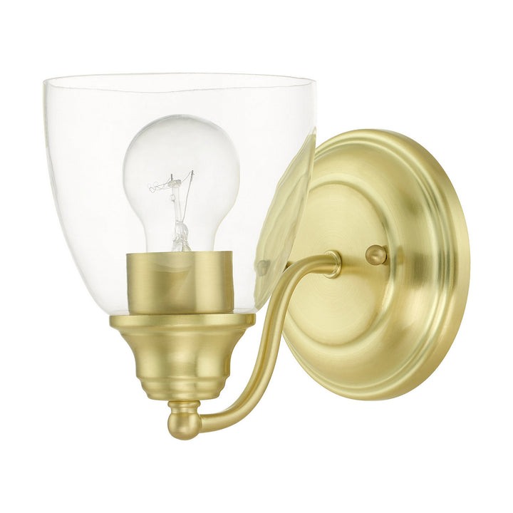 Livex Montgomery 15131-12 Wall Sconce Light - Satin Brass