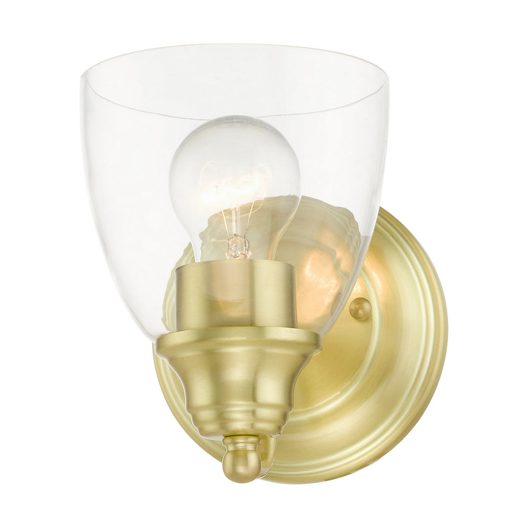 Livex Montgomery 15131-12 Wall Sconce Light - Satin Brass