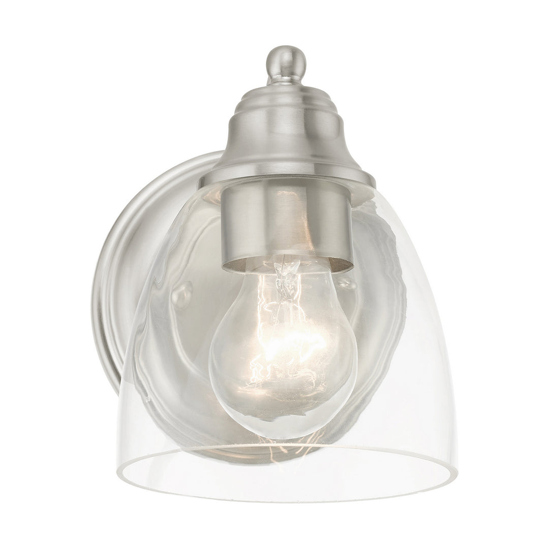 Livex Montgomery 15131-91 Wall Sconce Light - Brushed Nickel