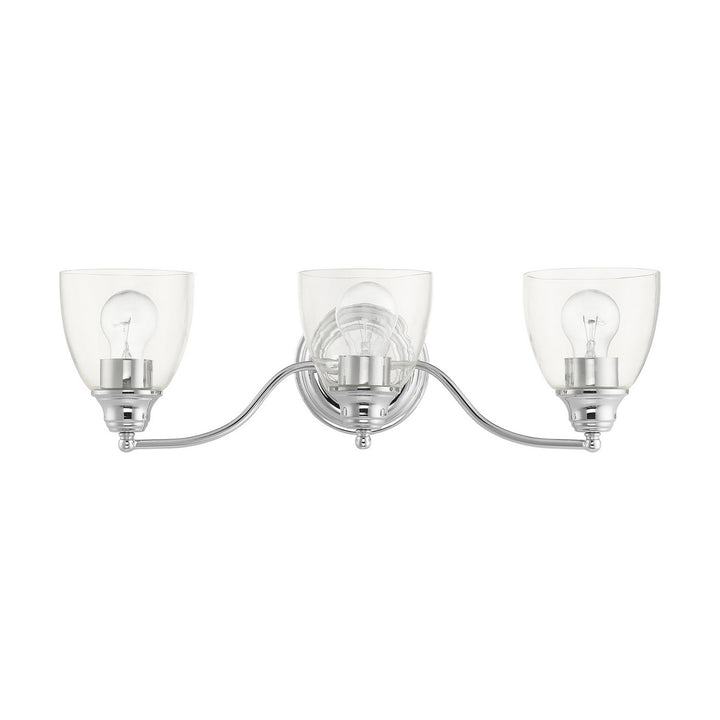 Livex Montgomery 15133-05 Bath Vanity Light 23 in. wide - Polished Chrome