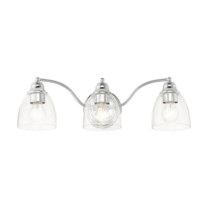 Livex Montgomery 15133-05 Bath Vanity Light 23 in. wide - Polished Chrome