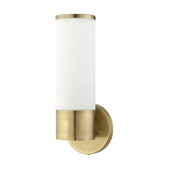 Livex Lindale 16561-01 Wall Sconce Light - Antique Brass