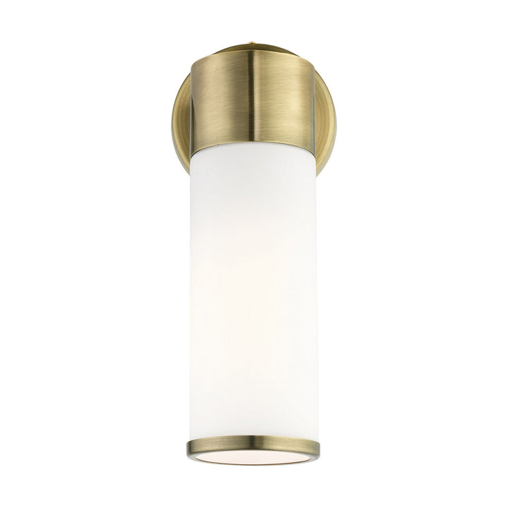 Livex Lindale 16561-01 Wall Sconce Light - Antique Brass