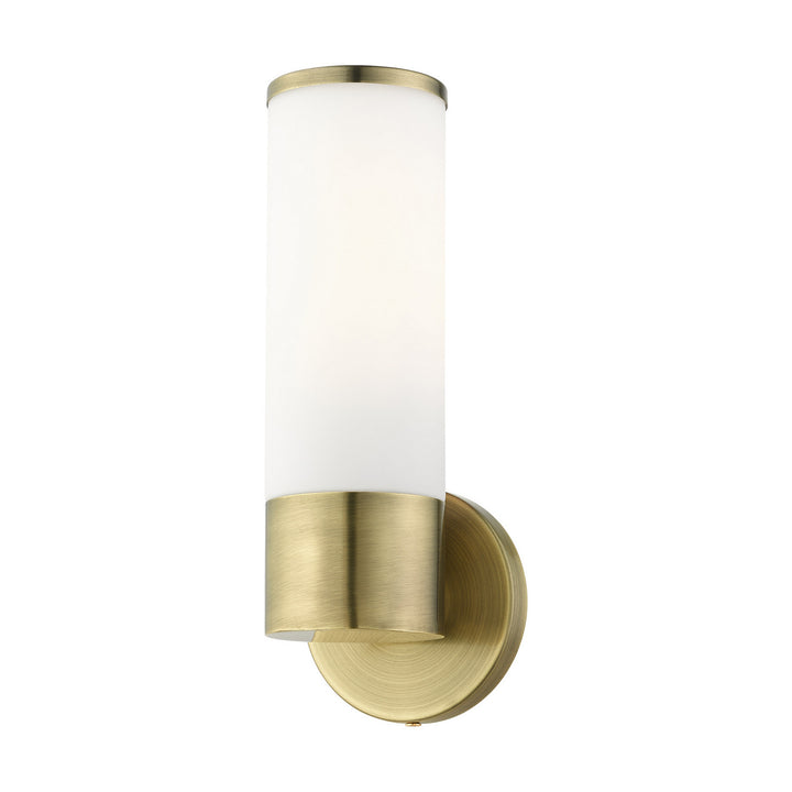 Livex Lindale 16561-01 Wall Sconce Light - Antique Brass