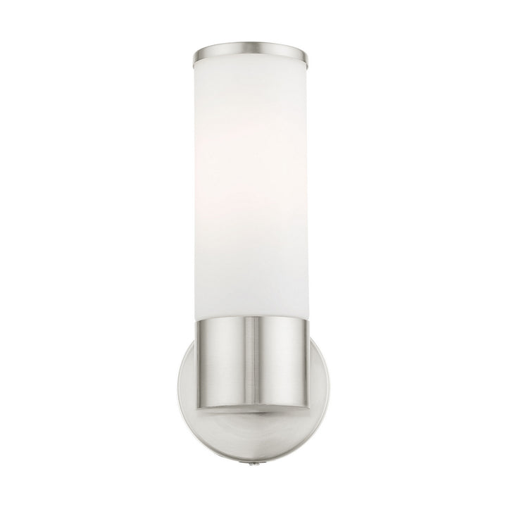 Livex Lindale 16561-91 Wall Sconce Light - Brushed Nickel