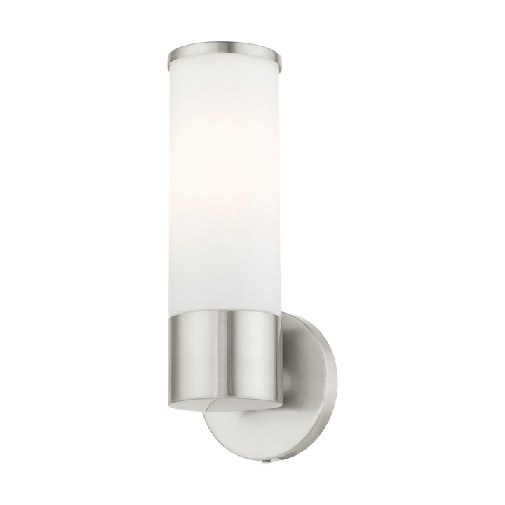 Livex Lindale 16561-91 Wall Sconce Light - Brushed Nickel