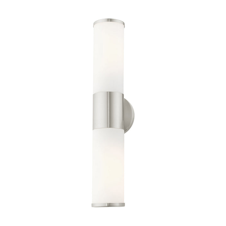 Livex Lindale 16562-91 Bath Vanity Light 19 in. wide - Brushed Nickel