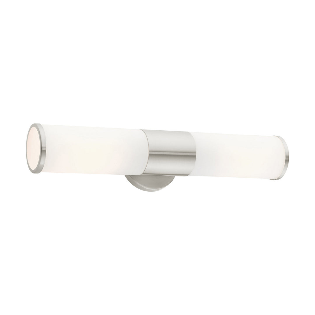 Livex Lindale 16562-91 Bath Vanity Light 19 in. wide - Brushed Nickel