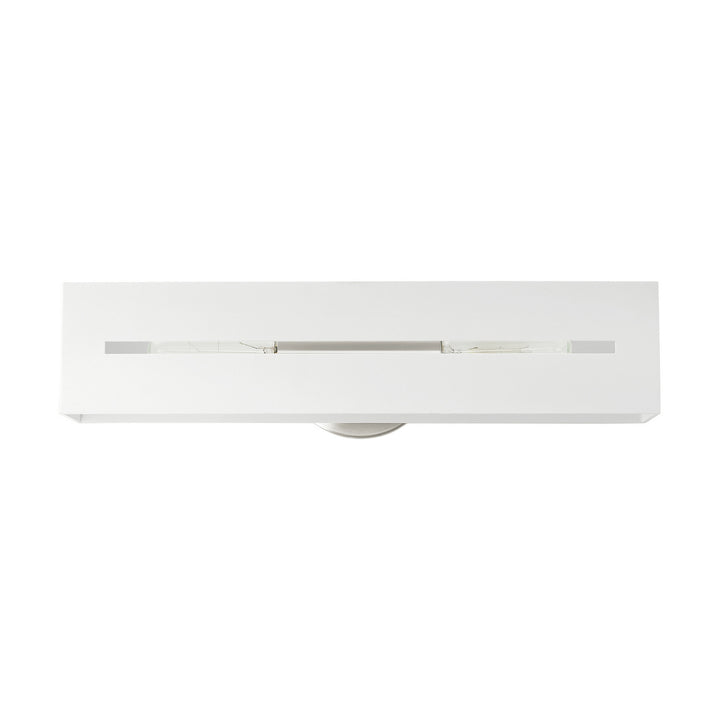 Livex Soma 16682-13 Bath Vanity Light 18 in. wide - Textured White w/ Brushed Nickels