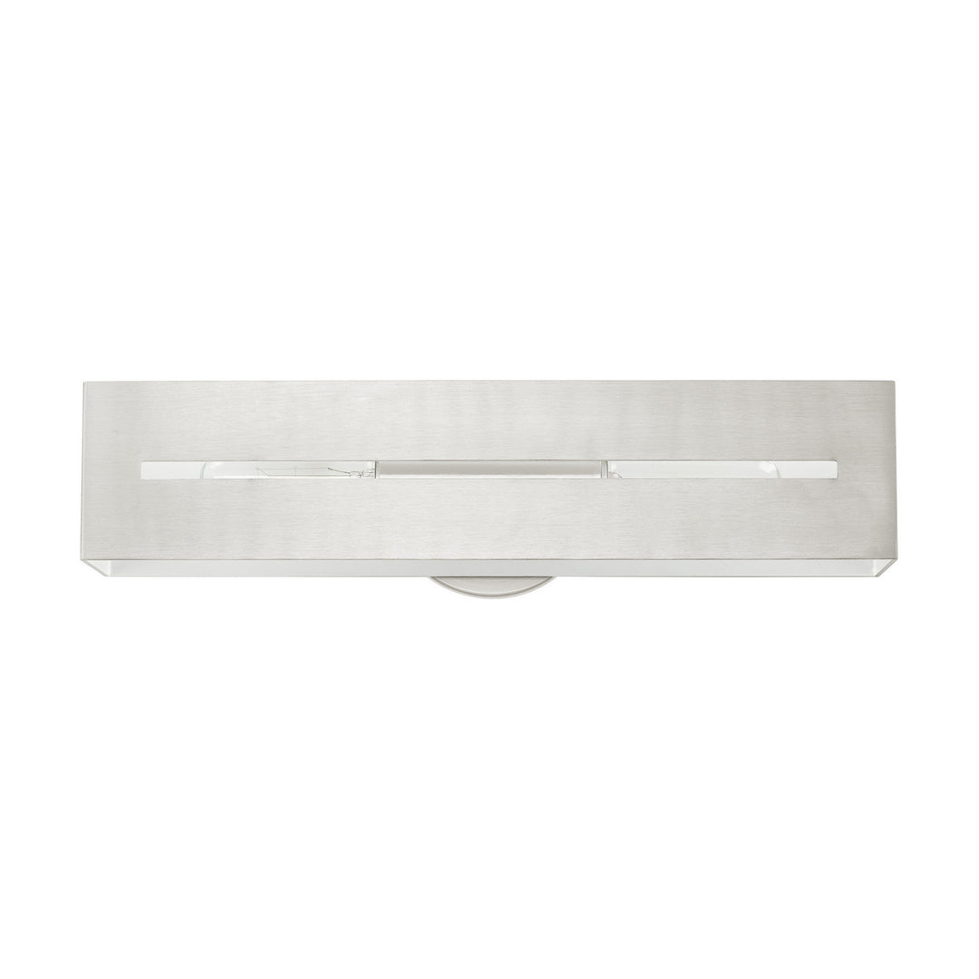 Livex Soma 16682-91 Bath Vanity Light 18 in. wide - Brushed Nickel