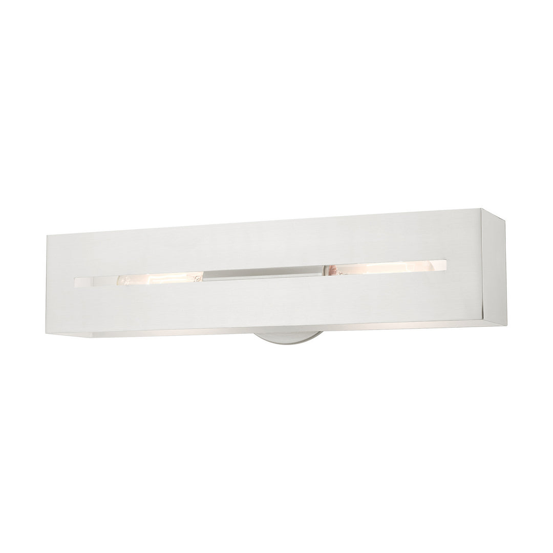 Livex Soma 16682-91 Bath Vanity Light 18 in. wide - Brushed Nickel