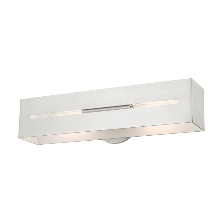 Livex Soma 16682-91 Bath Vanity Light 18 in. wide - Brushed Nickel