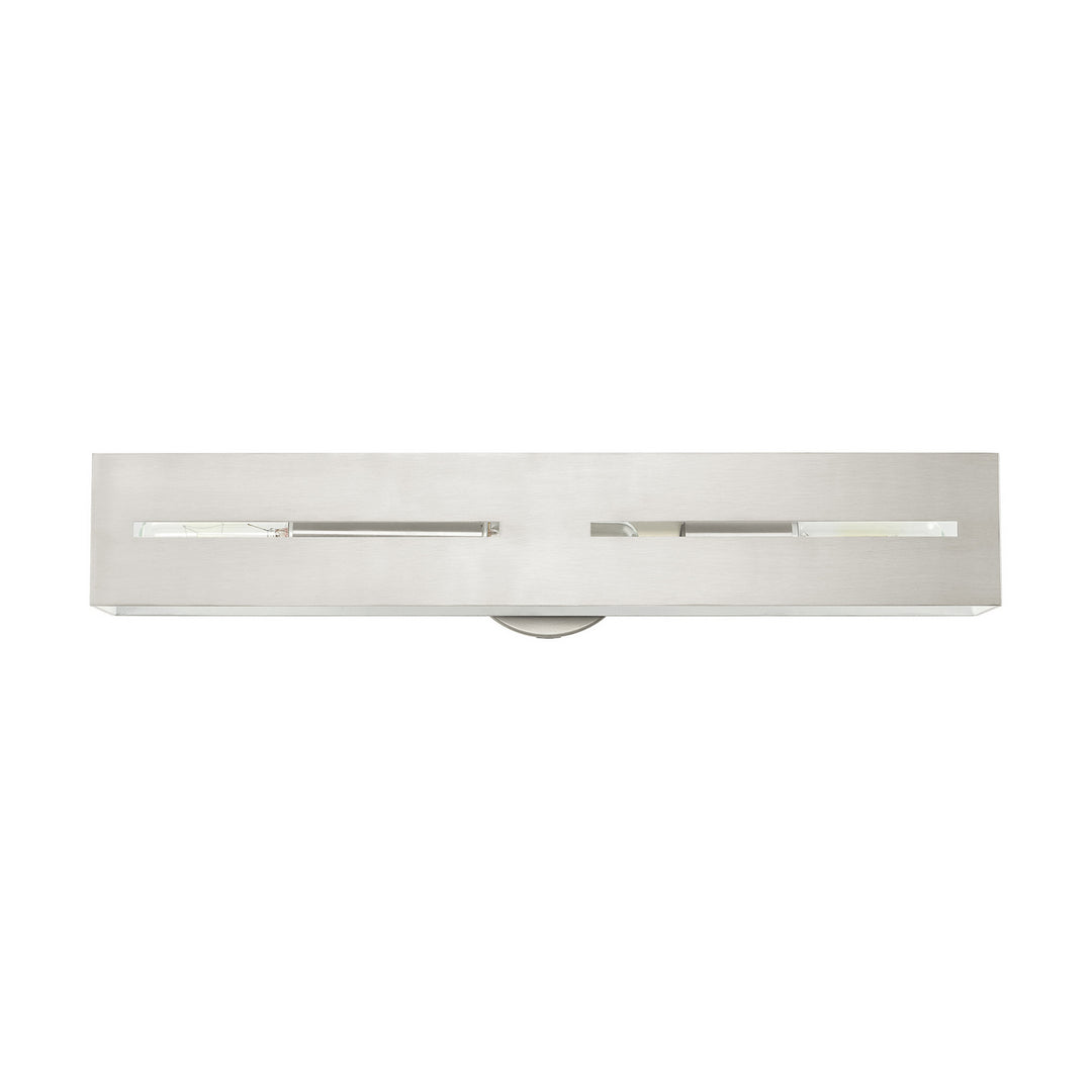 Livex Soma 16683-91 Bath Vanity Light 24 in. wide - Brushed Nickel