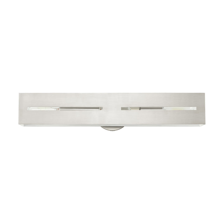 Livex Soma 16683-91 Bath Vanity Light 24 in. wide - Brushed Nickel