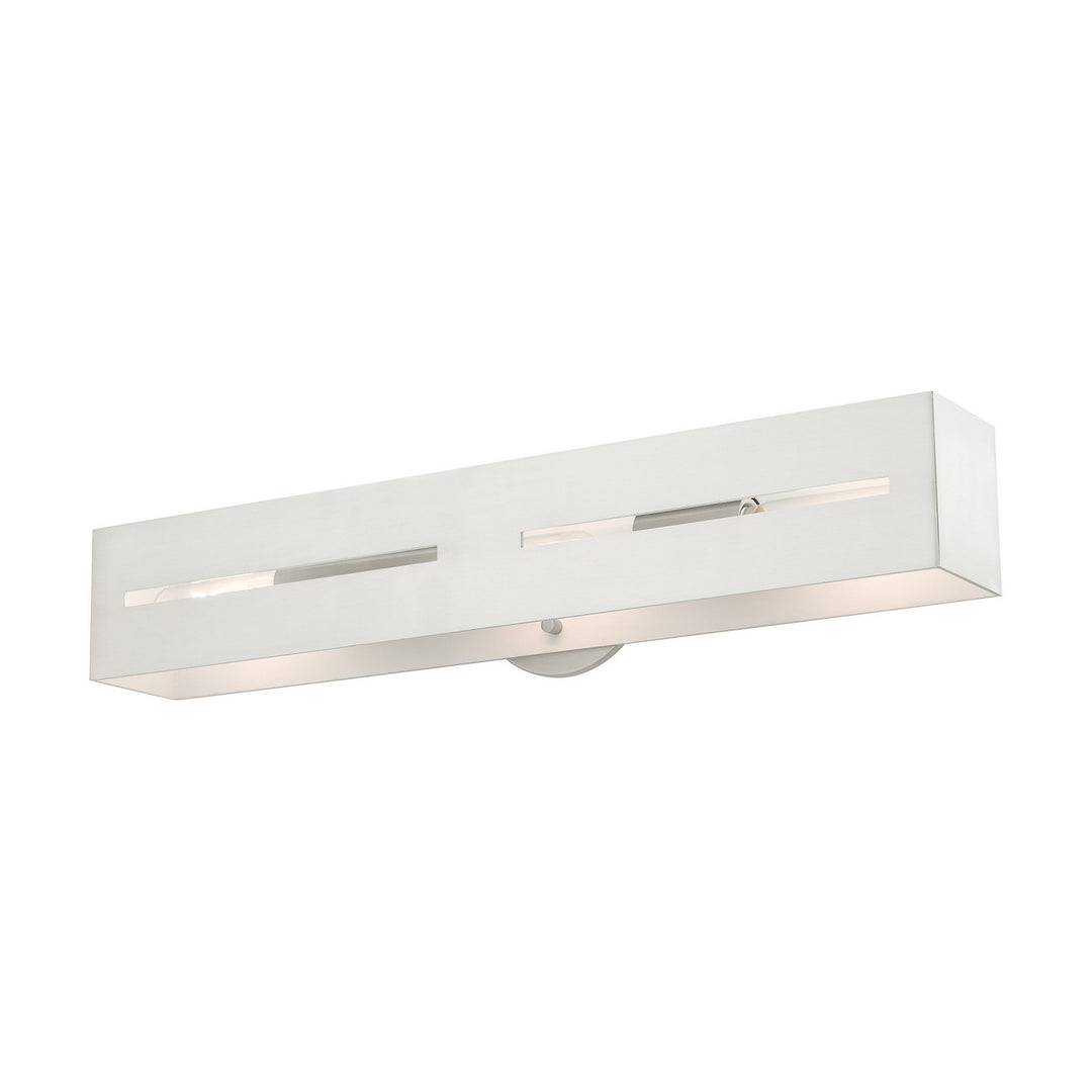 Livex Soma 16683-91 Bath Vanity Light 24 in. wide - Brushed Nickel