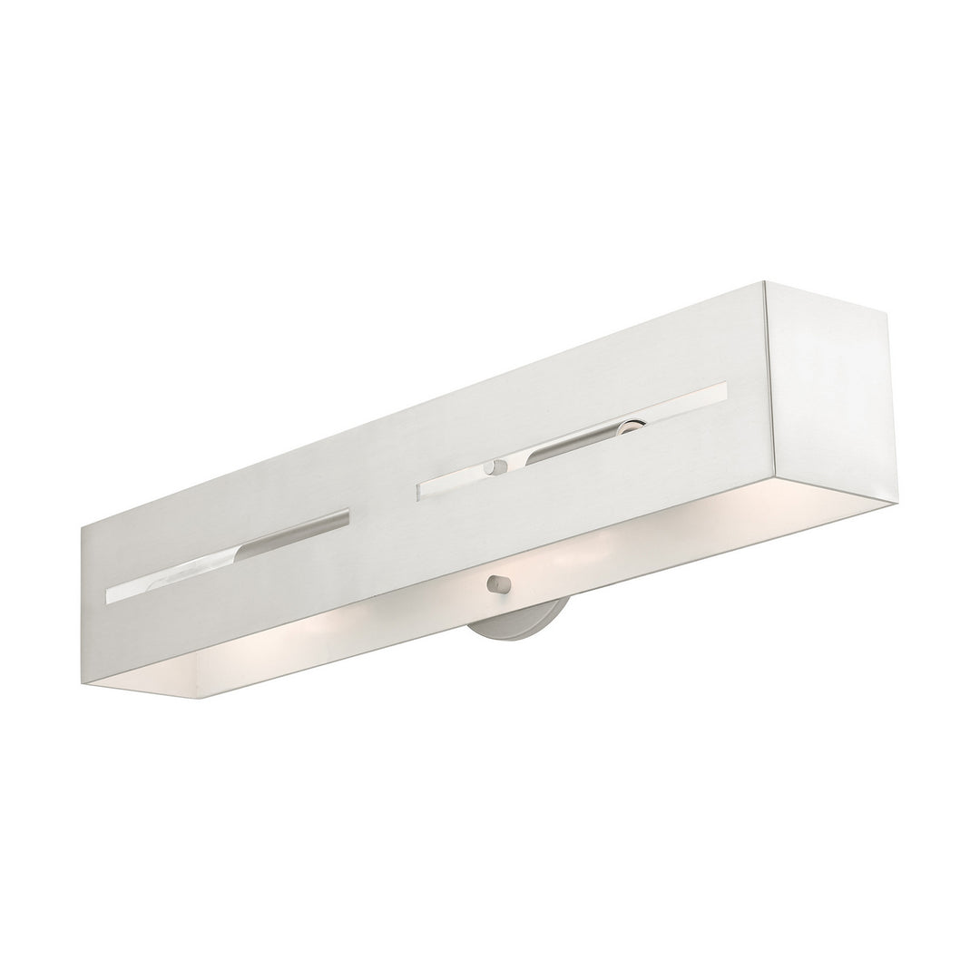 Livex Soma 16683-91 Bath Vanity Light 24 in. wide - Brushed Nickel