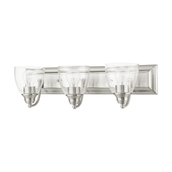 Livex Birmingham 17073-91 Bath Vanity Light 24 in. wide - Brushed Nickel