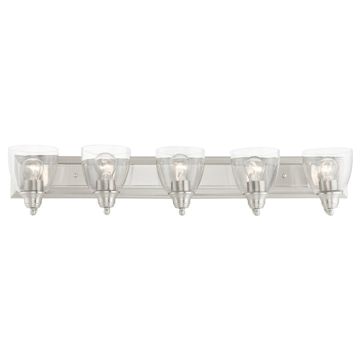 Livex Birmingham 17075-91 Bath Vanity Light 36 in. wide - Brushed Nickel