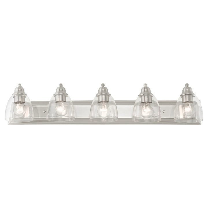 Livex Birmingham 17075-91 Bath Vanity Light 36 in. wide - Brushed Nickel