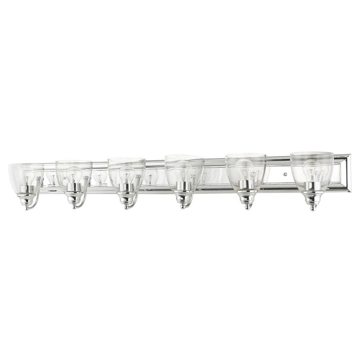 Livex Birmingham 17076-05 Bath Vanity Light 48 in. wide - Polished Chrome