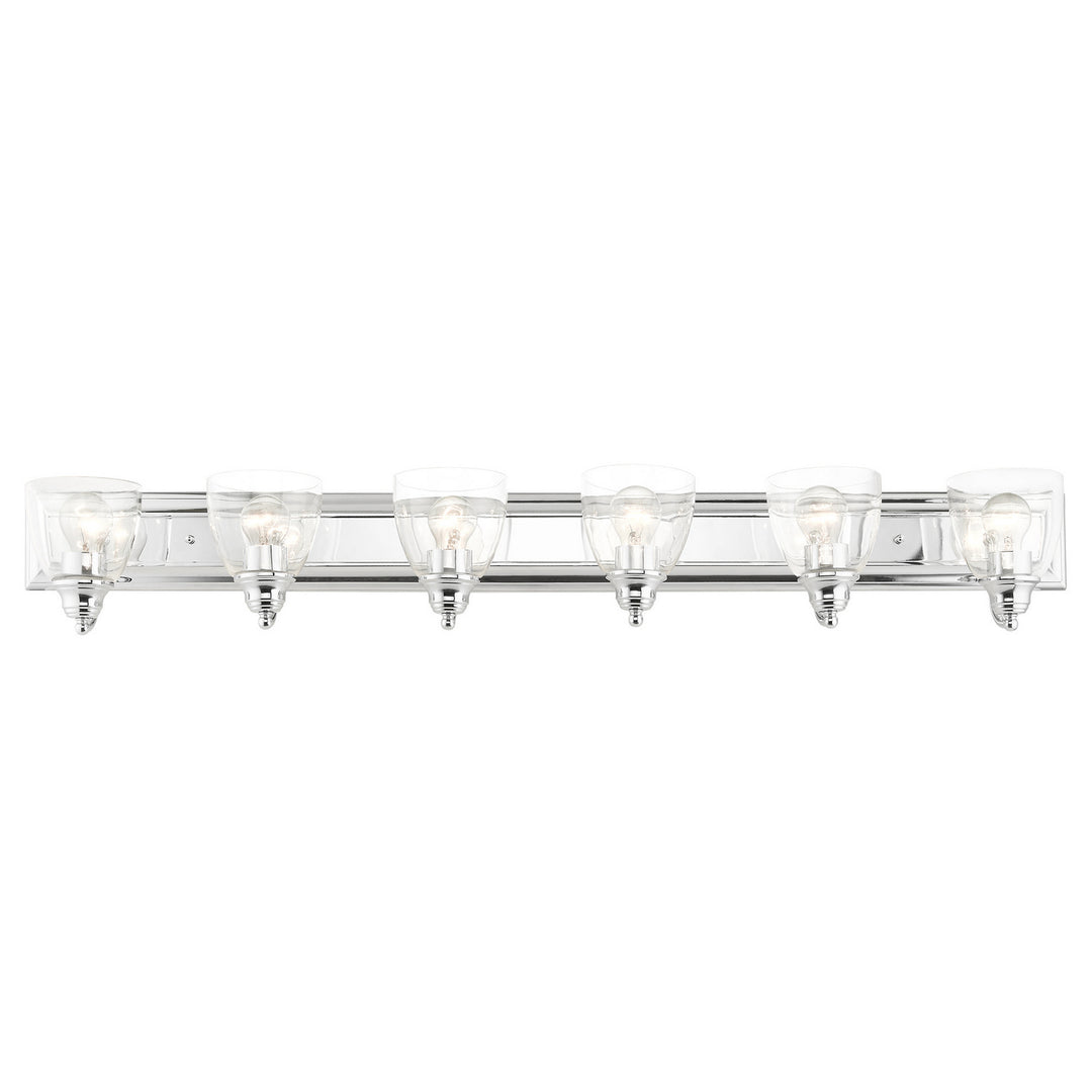 Livex Birmingham 17076-05 Bath Vanity Light 48 in. wide - Polished Chrome