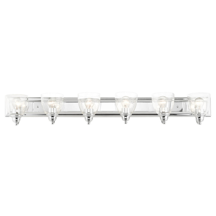 Livex Birmingham 17076-05 Bath Vanity Light 48 in. wide - Polished Chrome