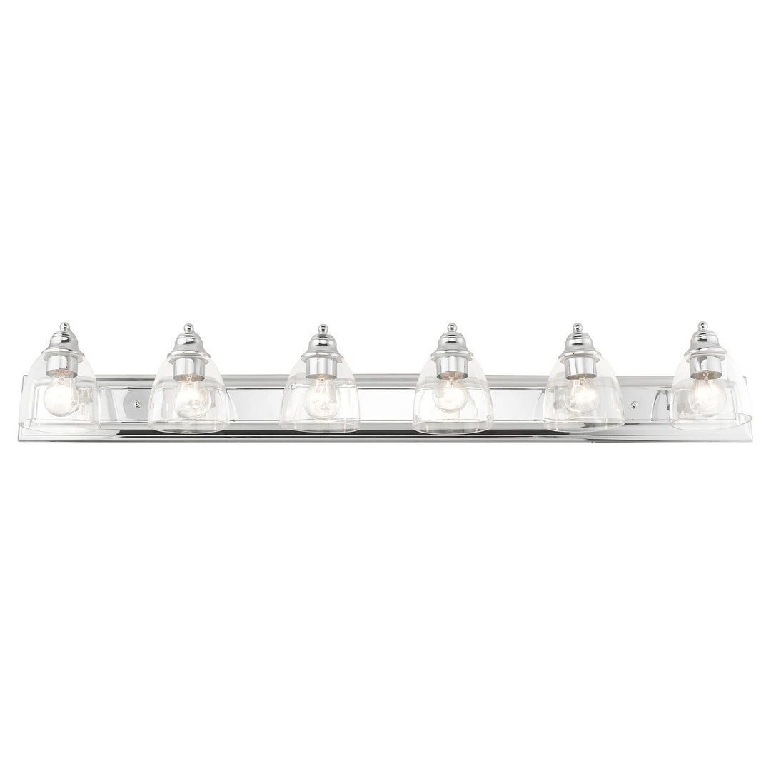 Livex Birmingham 17076-05 Bath Vanity Light 48 in. wide - Polished Chrome