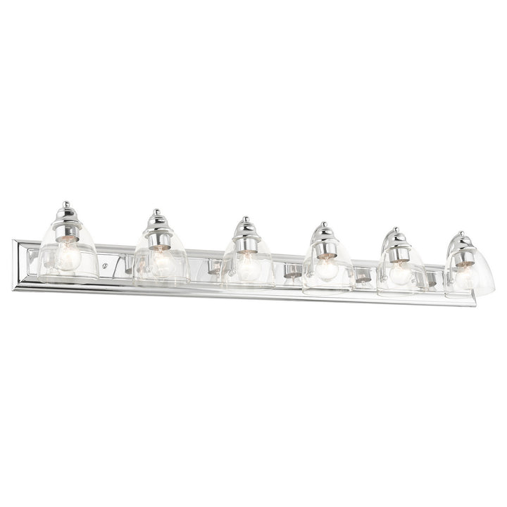 Livex Birmingham 17076-05 Bath Vanity Light 48 in. wide - Polished Chrome