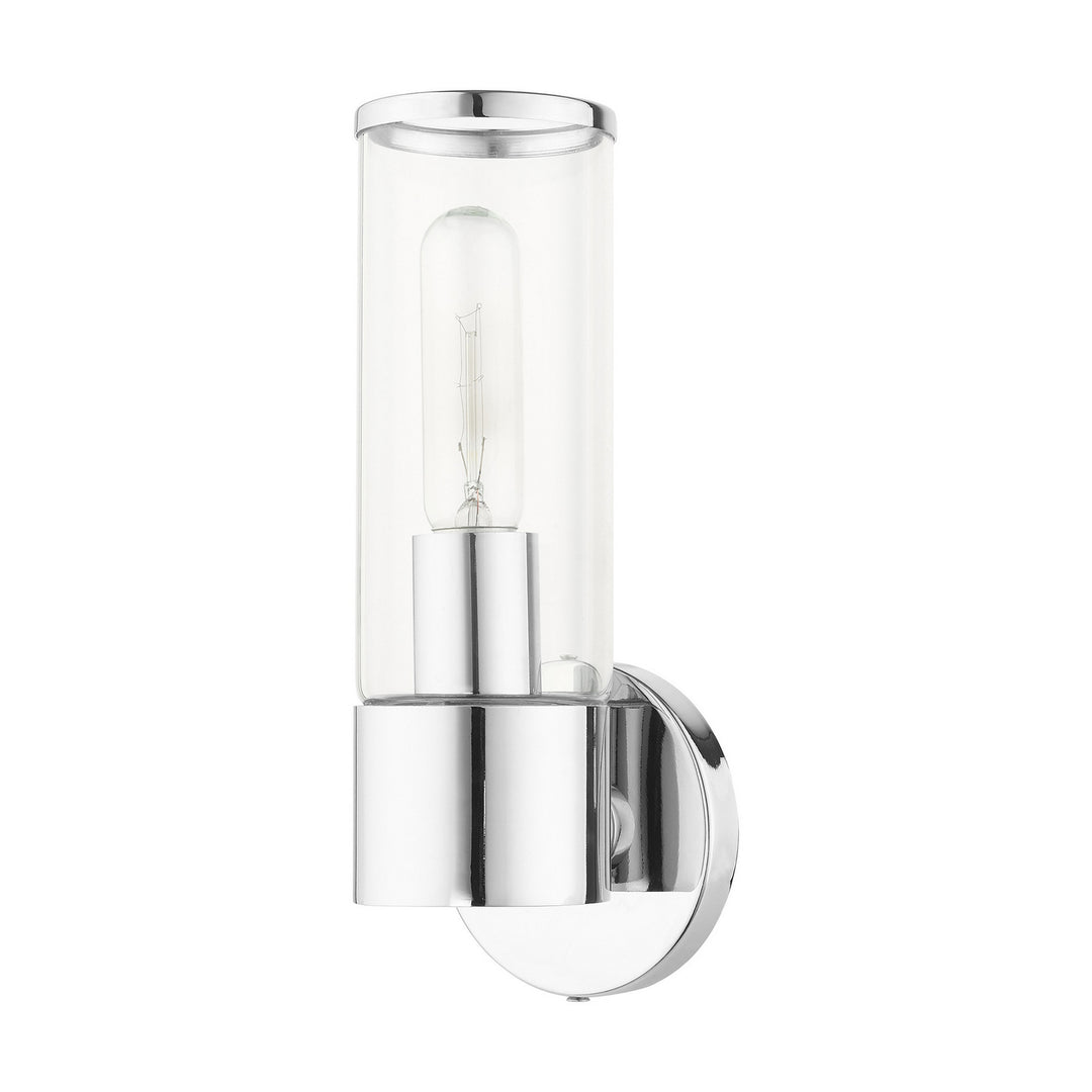 Livex Banca 17281-05 Wall Sconce Light - Polished Chrome