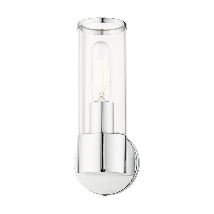 Livex Banca 17281-05 Wall Sconce Light - Polished Chrome