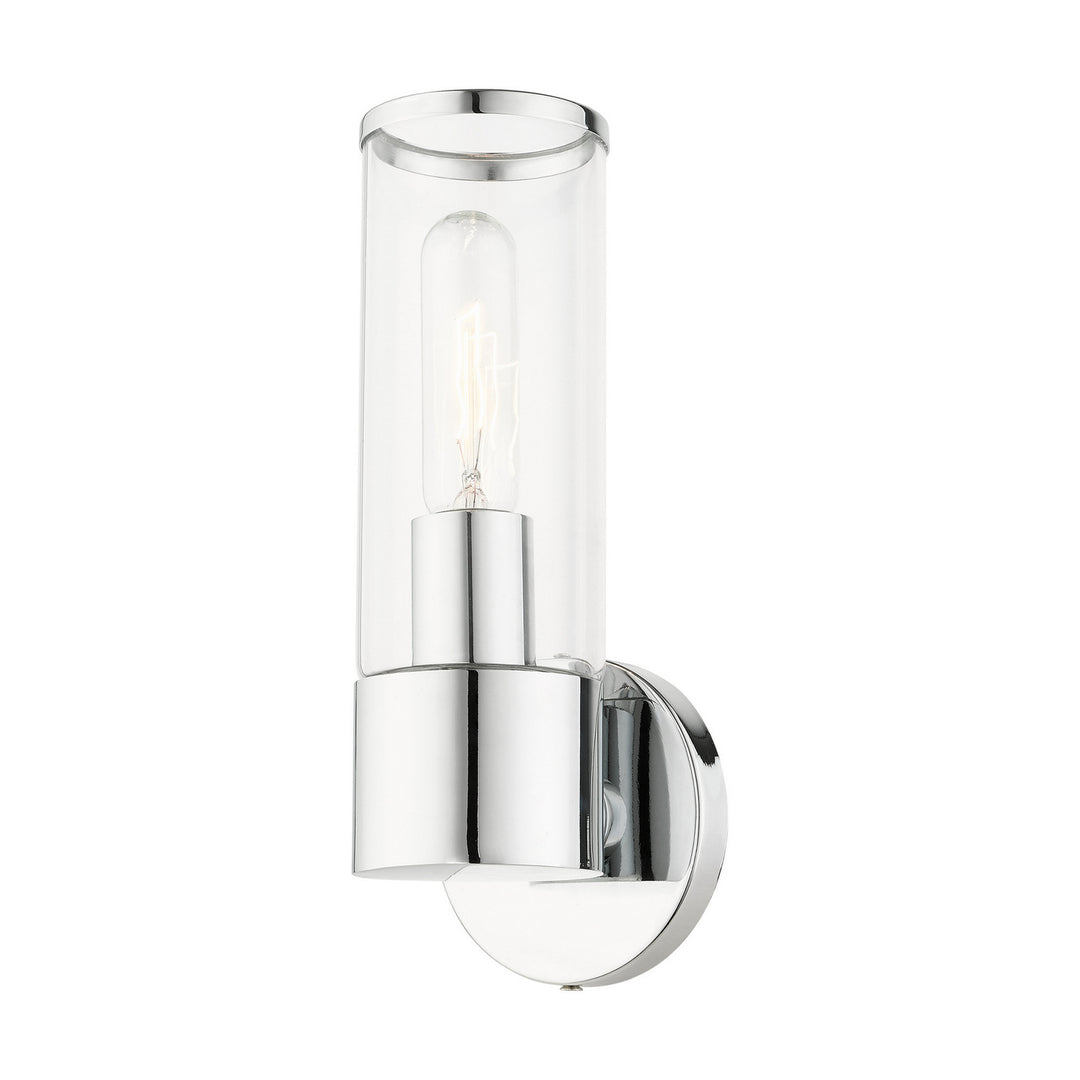 Livex Banca 17281-05 Wall Sconce Light - Polished Chrome