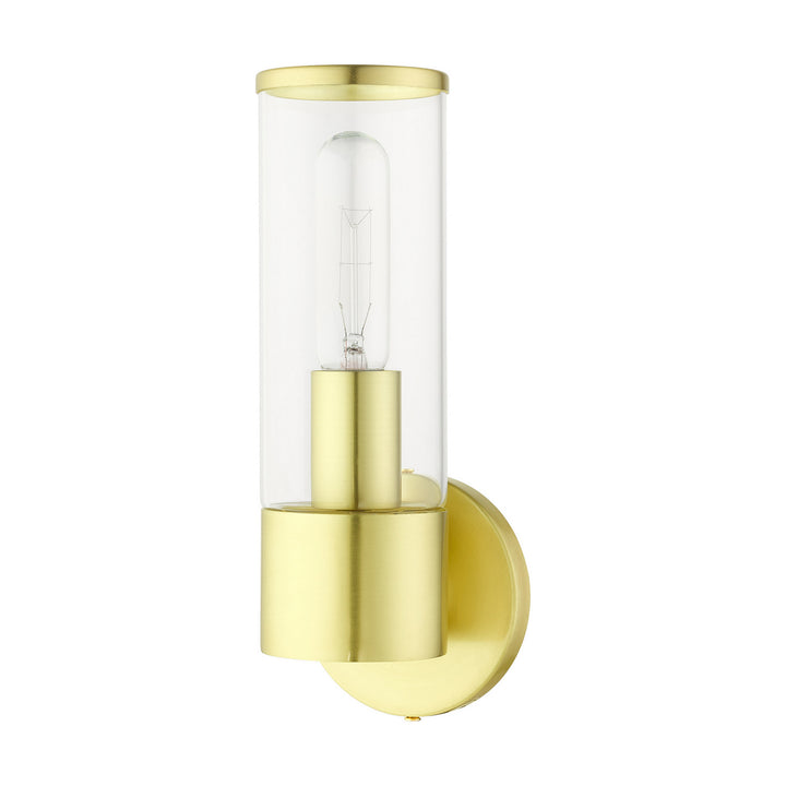 Livex Banca 17281-12 Wall Sconce Light - Satin Brass