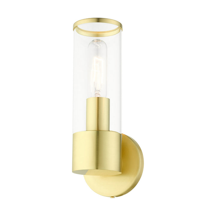 Livex Banca 17281-12 Wall Sconce Light - Satin Brass