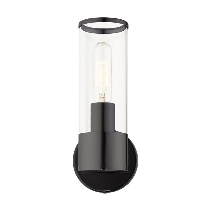 Livex Banca 17281-46 Wall Sconce Light - Black Chrome