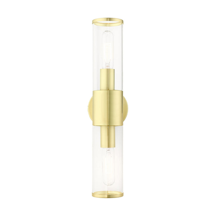 Livex Banca 17282-12 Bath Vanity Light 5 in. wide - Satin Brass