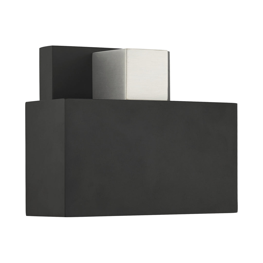 Livex Lighting 22422-04 Modern Lynx Outdoor Black W/ Brushed Nickels