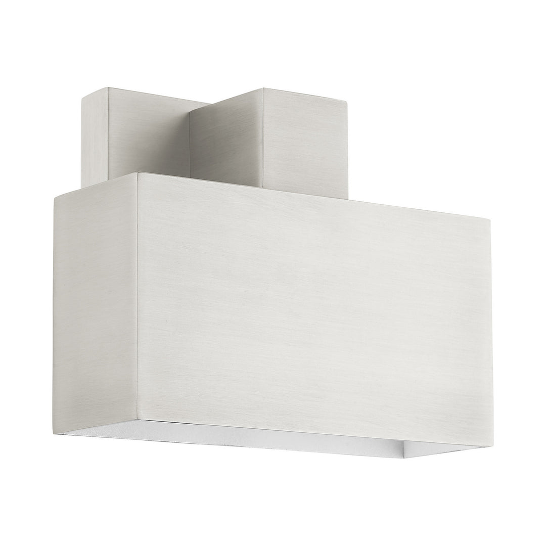 Livex Lighting 22422-91 Modern Lynx Outdoor Brushed Nickel