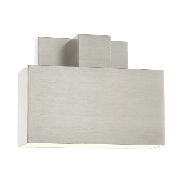Livex Lighting 22422-91 Modern Lynx Outdoor Brushed Nickel