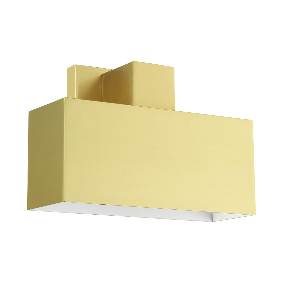 Livex Lighting 22423-12 Modern Lynx Outdoor Satin Brass