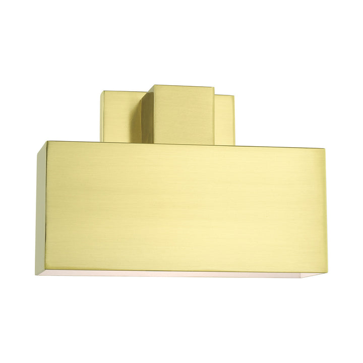 Livex Lighting 22423-12 Modern Lynx Outdoor Satin Brass