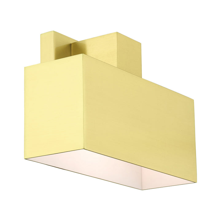 Livex Lighting 22423-12 Modern Lynx Outdoor Satin Brass
