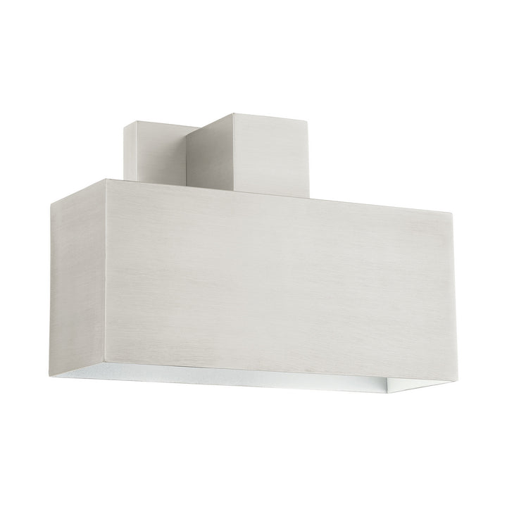 Livex Lighting 22423-91 Modern Lynx Outdoor Brushed Nickel