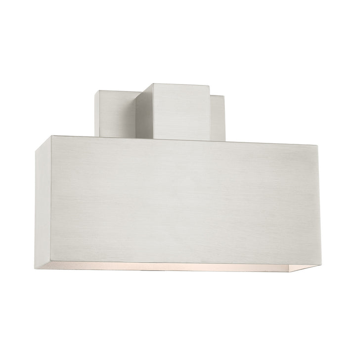 Livex Lighting 22423-91 Modern Lynx Outdoor Brushed Nickel