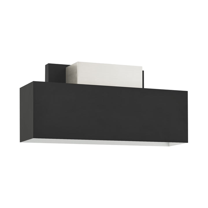 Livex Lighting 22424-04 Modern Lynx Outdoor Black W/ Brushed Nickels