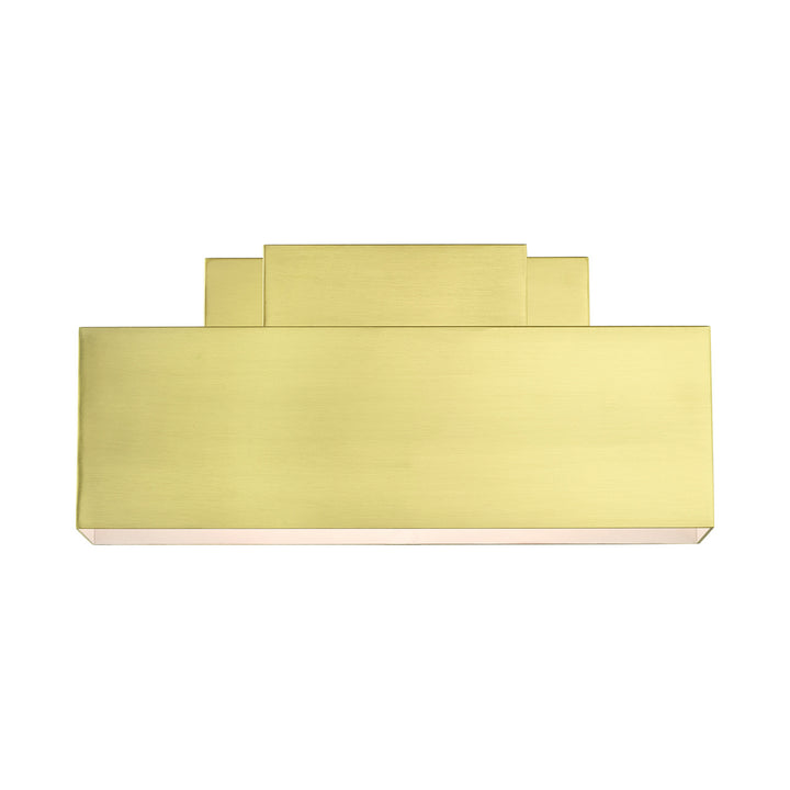 Livex Lighting 22424-12  Lynx Outdoor Satin Brass