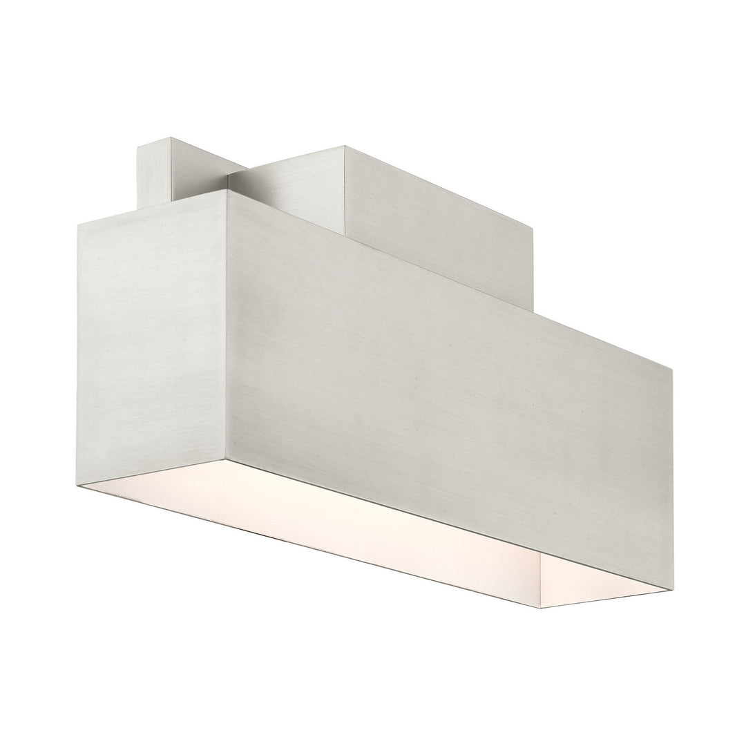 Livex Lighting 22424-91  Lynx Outdoor Brushed Nickel